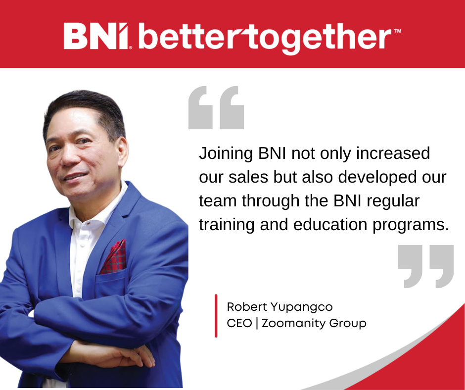 Robert Yupangco BNI Facebook campaign